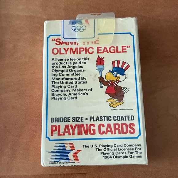 1984 Sam The Olympic Eagle Playing Cards LA  Olympics NWOT - Picture 2 of 2